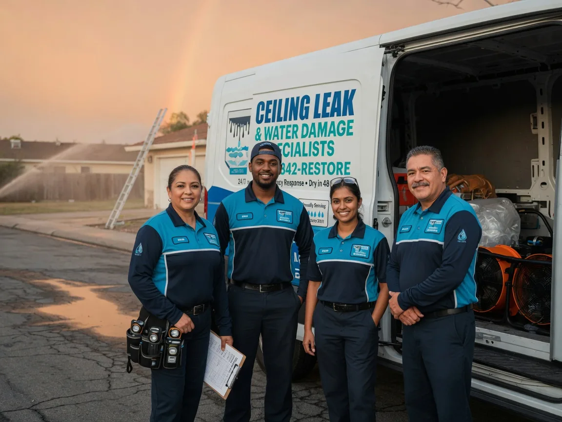 Ceiling Leak Cleanup company in Pleasant Lake, MI