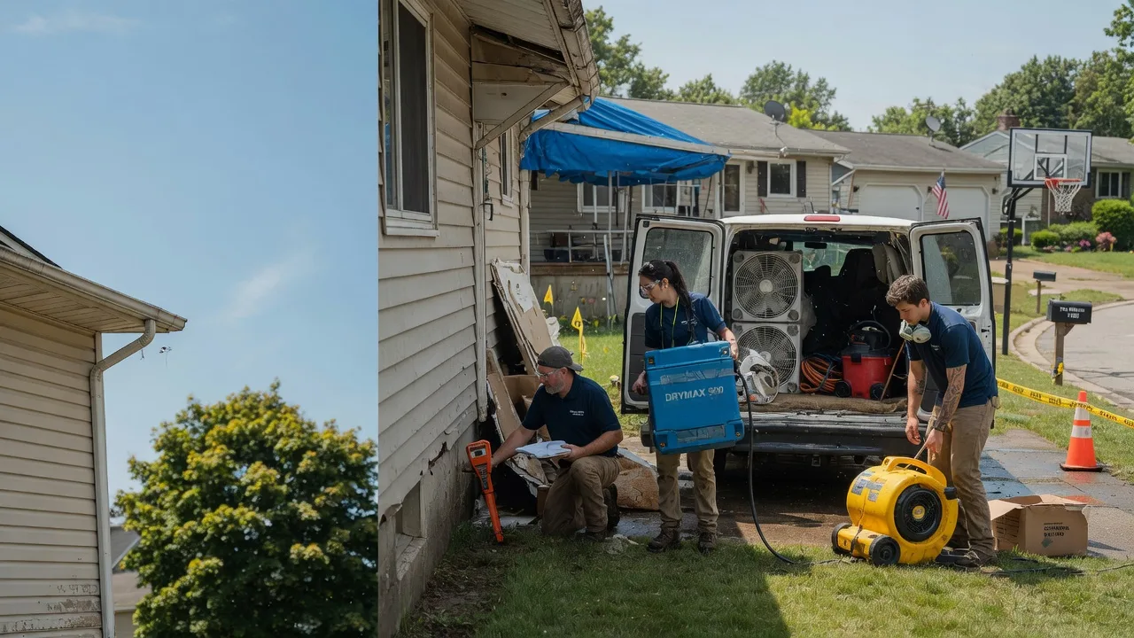 Ceiling Leak Cleanup in Pleasant Lake, MI near me